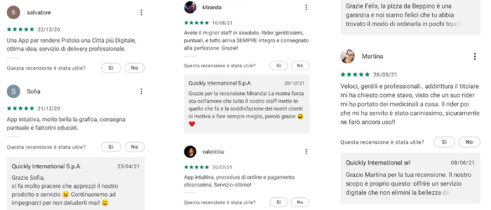 Recensioni dell'app Pistoia a Domicilio