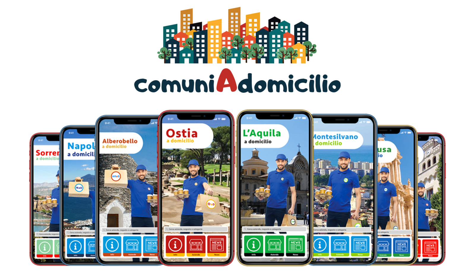 L'app comuni A domicilio - Comuni a Domicilio