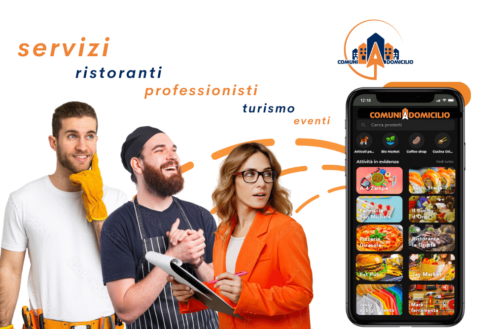 L'app comuni A domicilio - Comuni a Domicilio